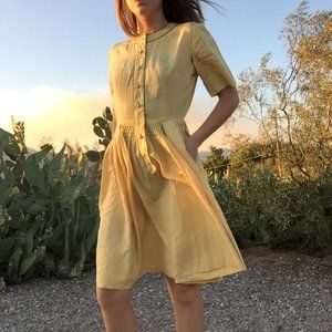 Vintage 1950s Prairie Dress